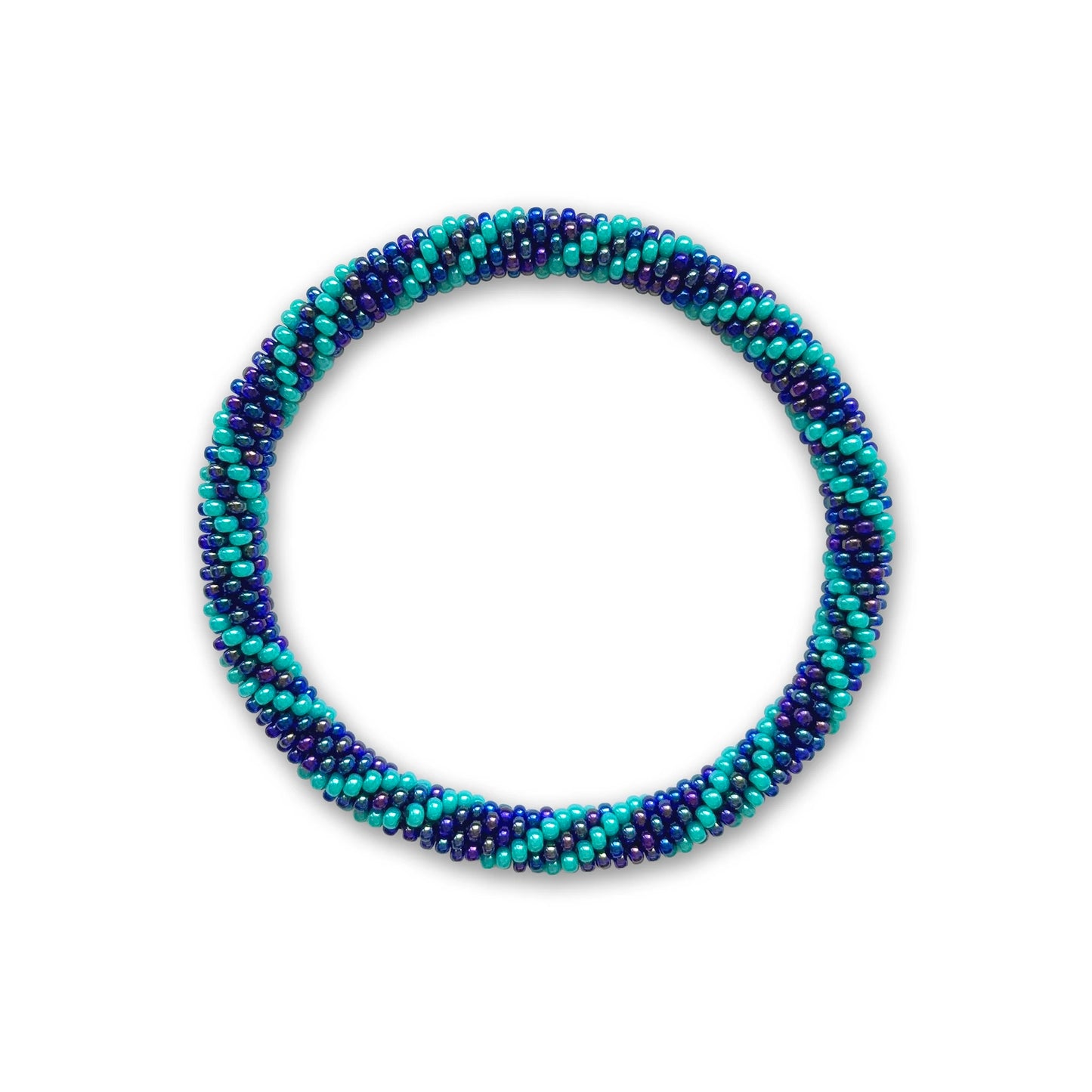 Naya - Multicolored beaded bracelet on a white background