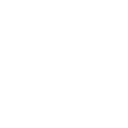 White present with a clear background